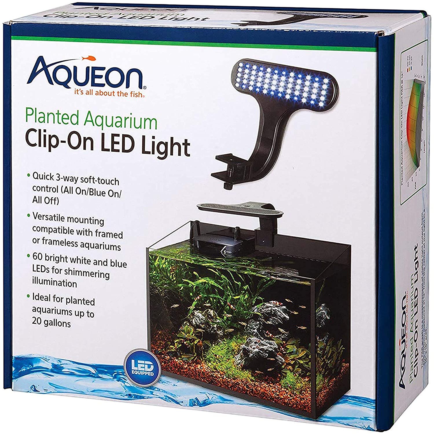 Aqueon Aquarium Clip-On LED Light