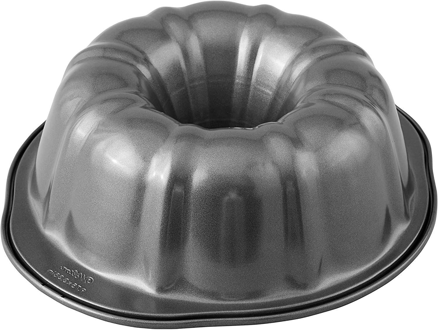 CHEF'S UNIQUE Nonstick Bundt Cake Pan 9.5 Inches, Heavy Duty Carbon Steel  12 Cups Bundt Pans - Fluted Tube Cake Pan Baking Mold for Pound Cakes