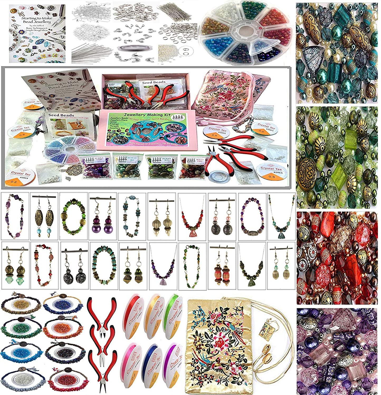 Sabrikas Giftware Adults' Deluxe Jewelry-Making Kit