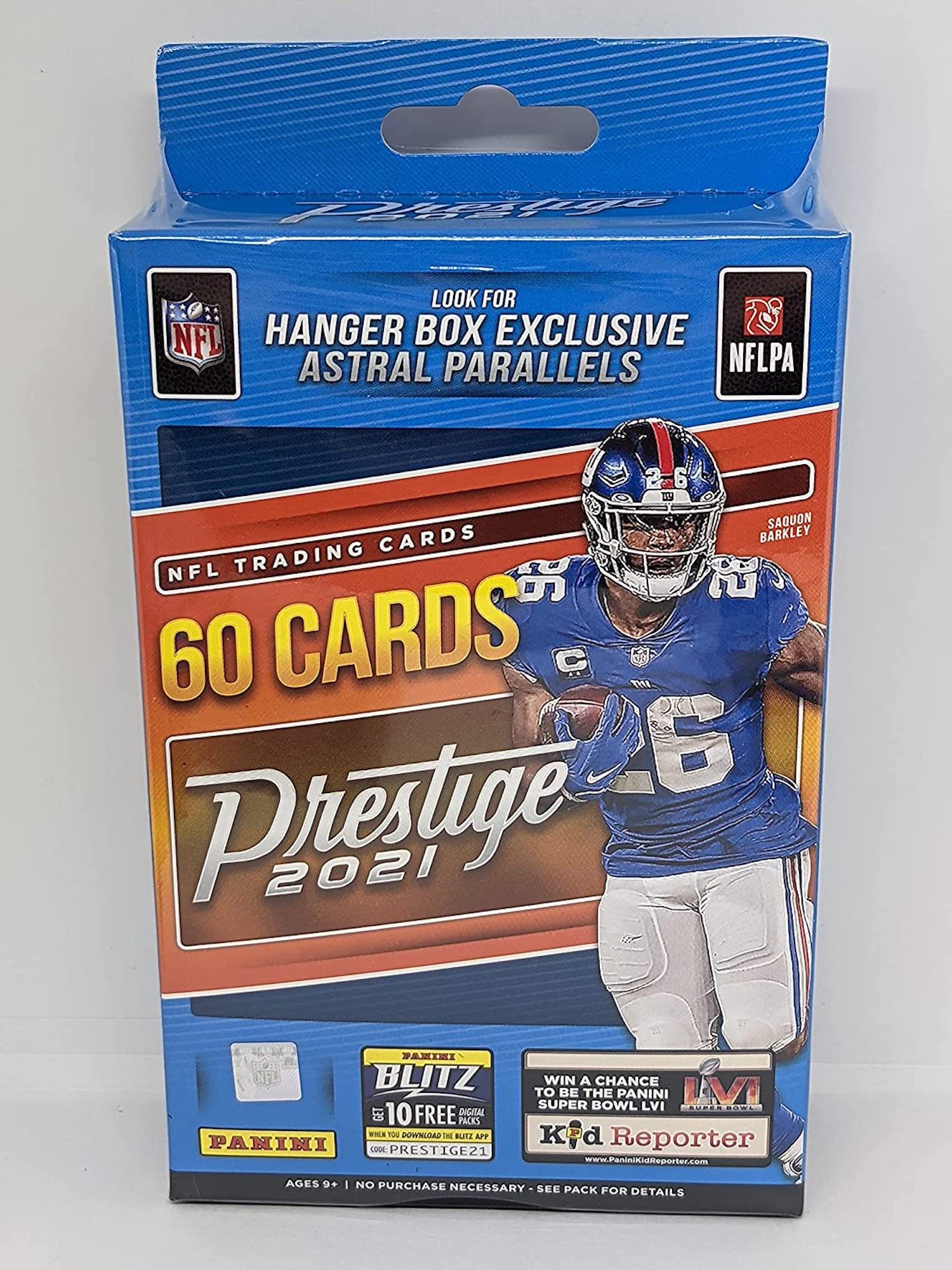 Panini Prestige 2021 Prestige NFL Football Hanger Box 60 Cards