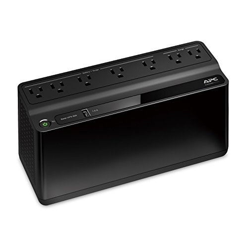 APC UPS Battery Backup &amp; Surge Protector with USB Charger, 600VA