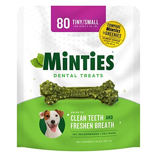 Vet IQ Minties Dog Dental Bone Treats