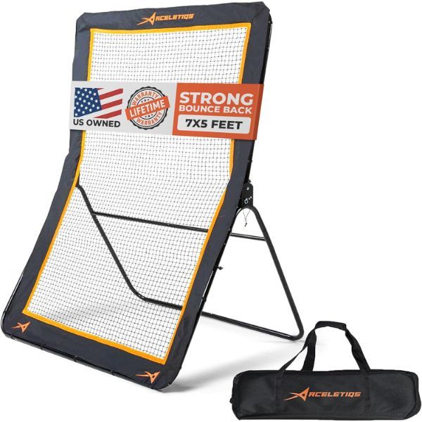 ACELETIQS Lacrosse Rebounder