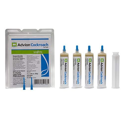 Syngenta Advion Cockroach Gel Bait, 4 syringes, 1.06 oz. each