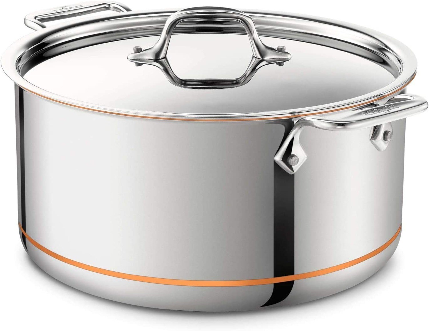 4-quart Stock Pot with Lid in 5-ply Stainless Steel » NUCU