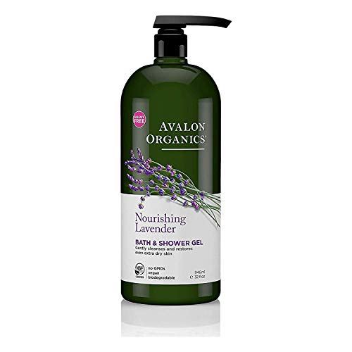 Avalon Organics Nourishing Lavender Bath &amp; Shower Gel, 32 oz.