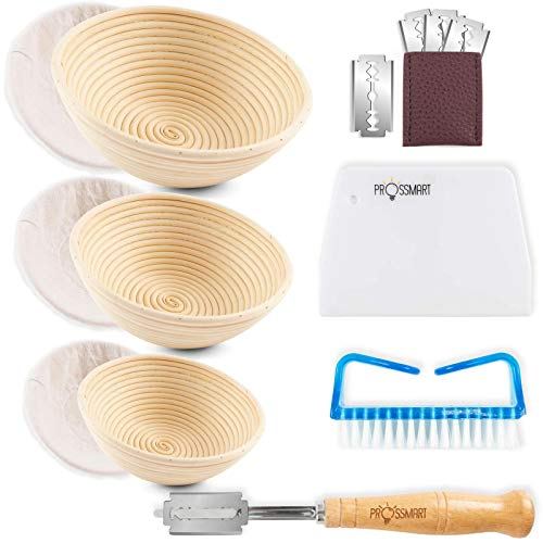 PROSSMART Banneton Proofing Baskets Set