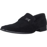 calvin klein bartley diamond leather loafers