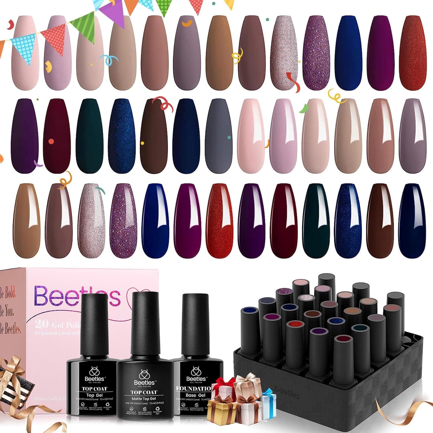 Beetles Manhatten Collection Gel Nail Polish Kit