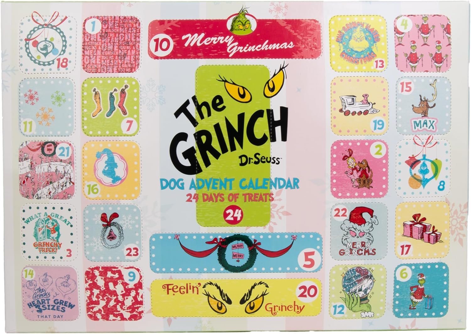 Dr. Seuss How The Grinch Stole Christmas Treat Advent Calendar