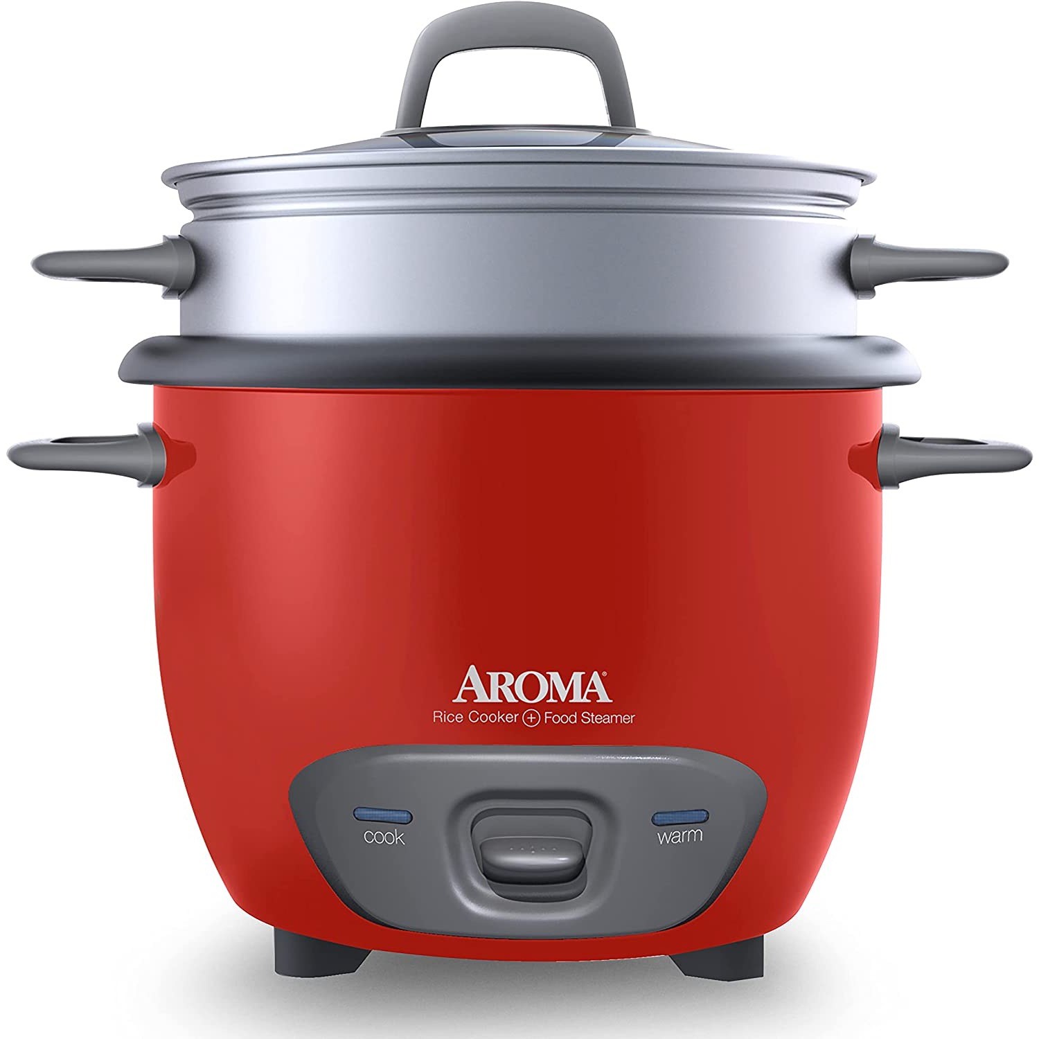 Aroma Housewares Select Stainless Digital Rice Grain Multicooker, Rice Cooker 4 Cup Uncooked, ARC-914SBDS