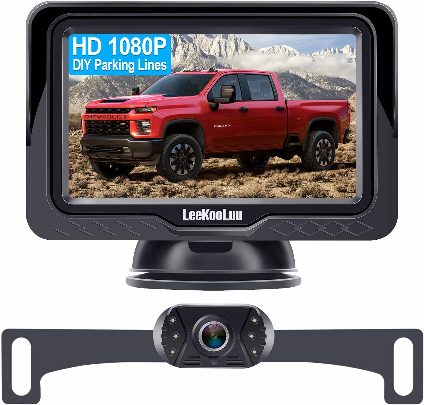 LeeKooLuu Backup Camera with Monitor Kit