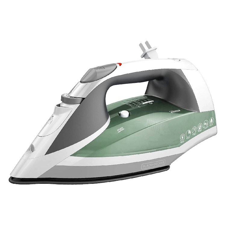 BLACK+DECKER IR40V Easy Steam Nonstick Compact Iron with Automatic