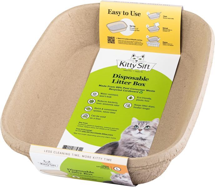 Kitty Sift Disposable Cat Litter Box