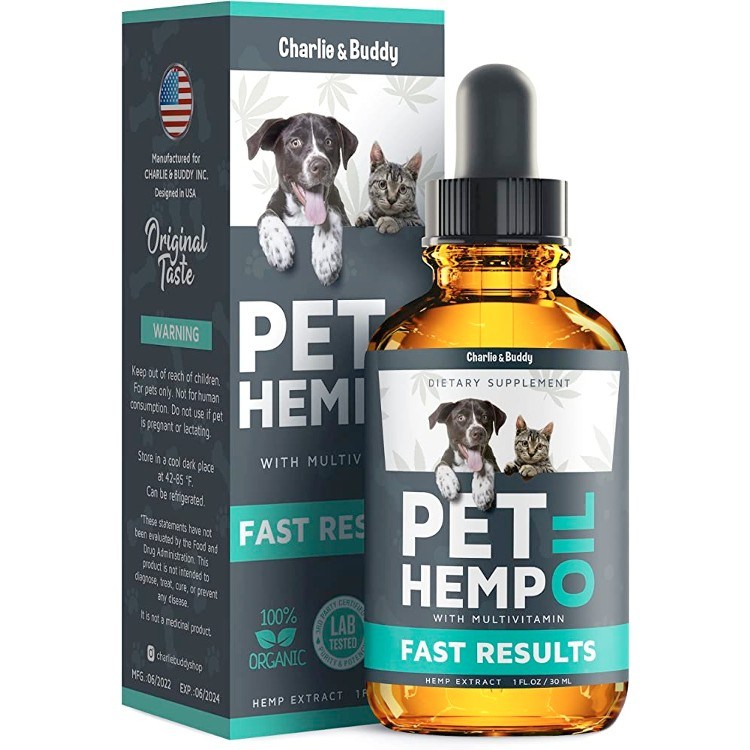 Charlie &amp; Buddy Hemp Oil for Cats and Dogs