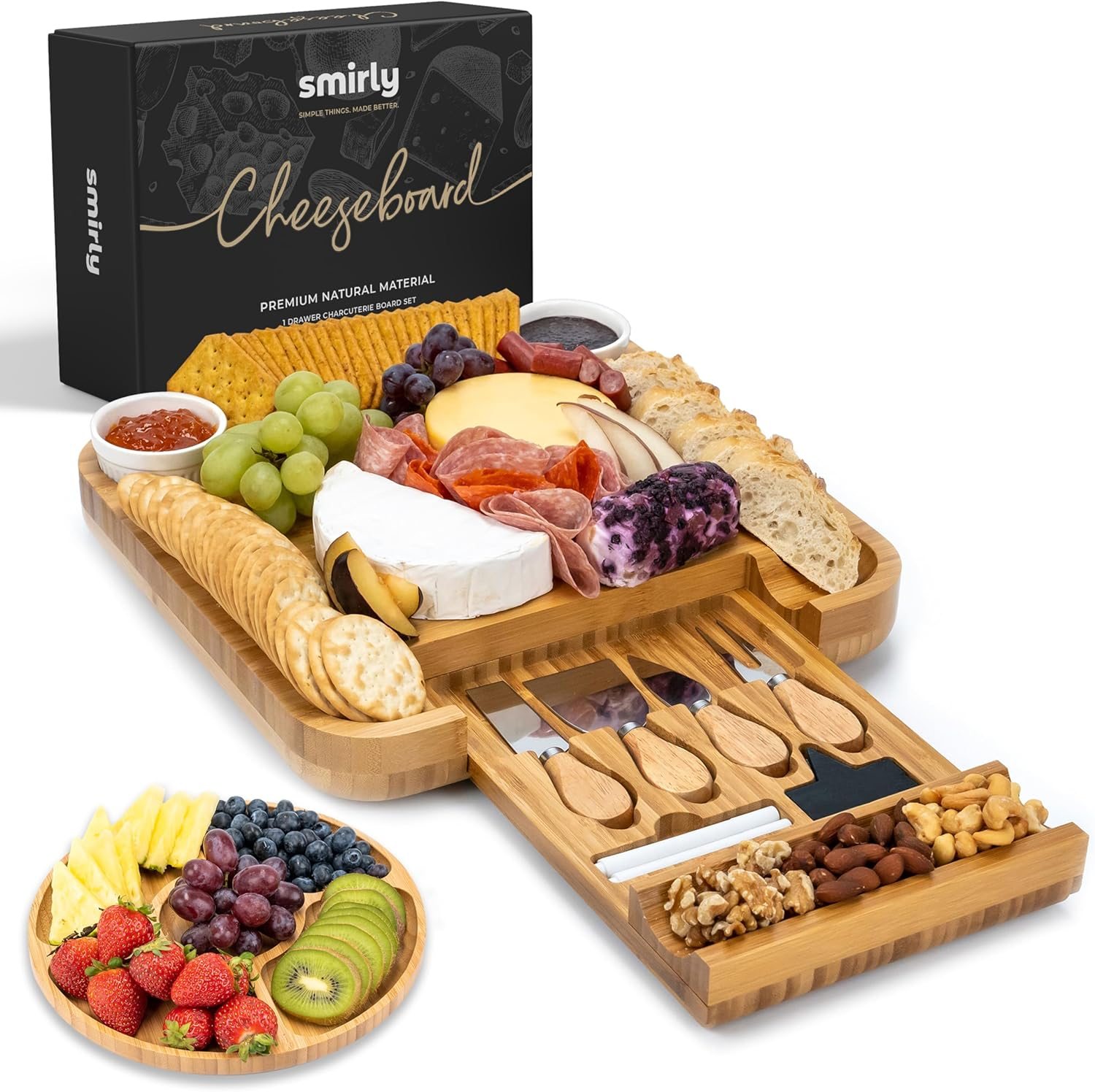 SMIRLY Charcuterie Boards Gift Set