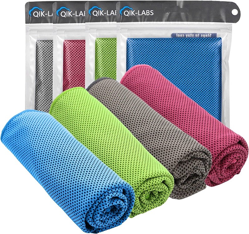 6 Pack Cooling Towels, Microfiber Cooling Towels, Perfect As A Cooling  Sports Towel For Gyms