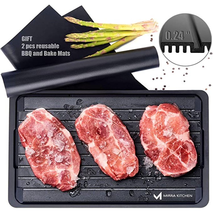Kitchen Food Quick Defrosting Trays Steak Seafood Quick Thaw Cutting Board  Meat Defrost Tray Thaw Master Thawing Kitchen Tools