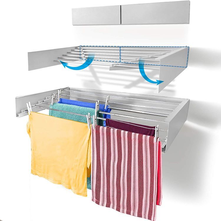 Step Up Retractable Laundry Rack