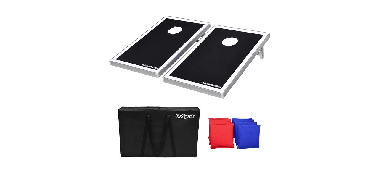 GoSports  Cornhole Bean Bag Toss Game With Aluminum