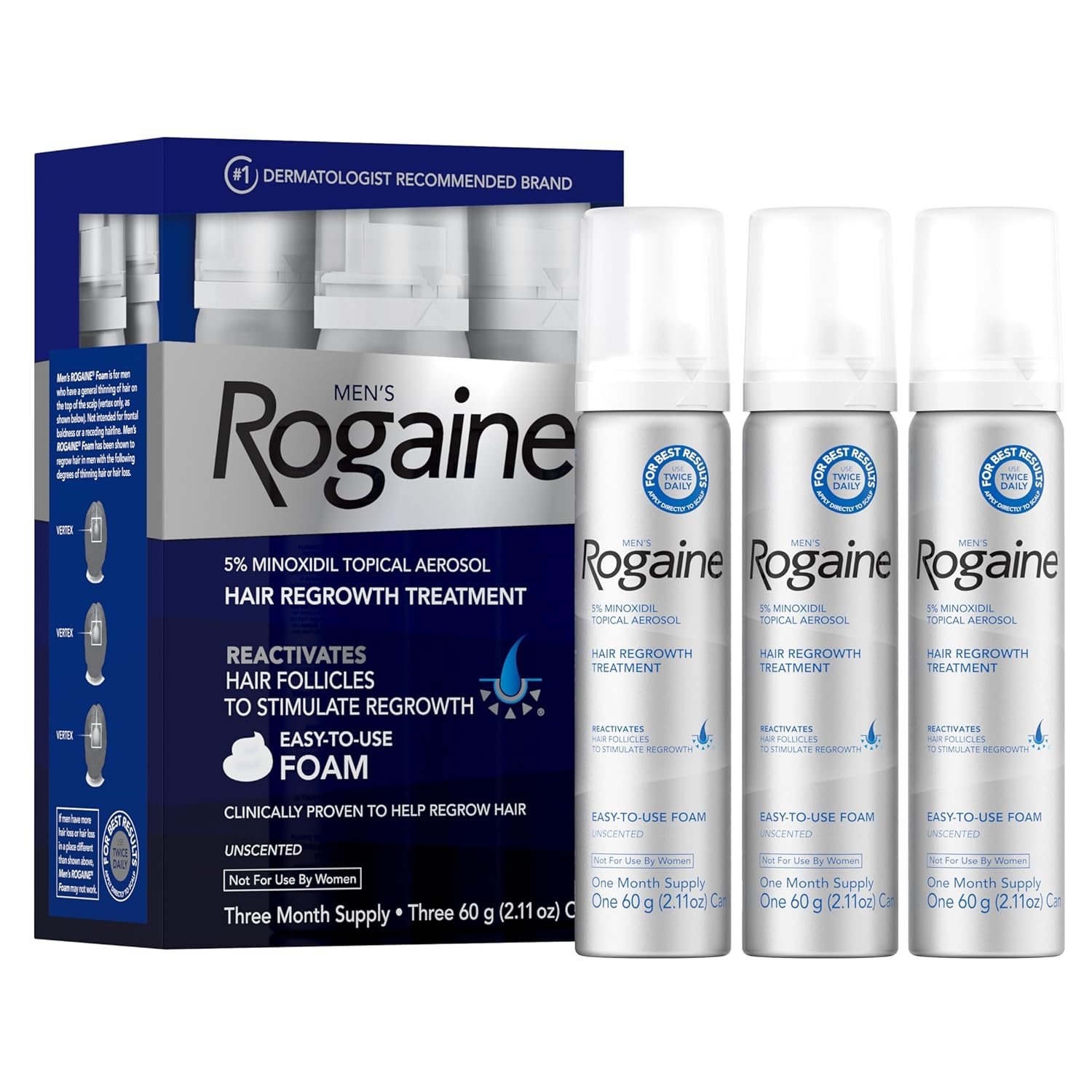 Rogaine Men's 5% Minoxidil Foam
