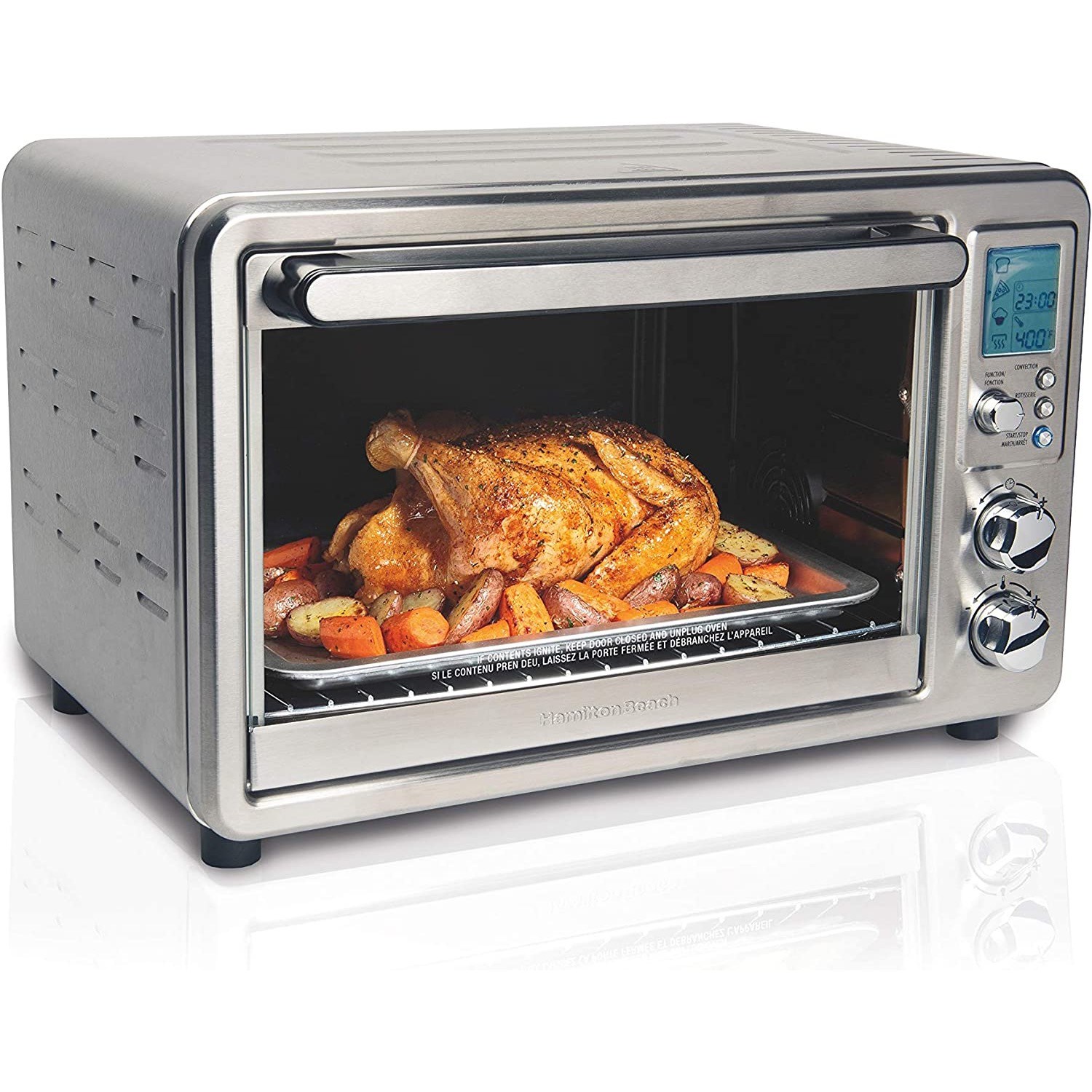 Hamilton Beach® Toaster Oven Stainless Steel & Reviews