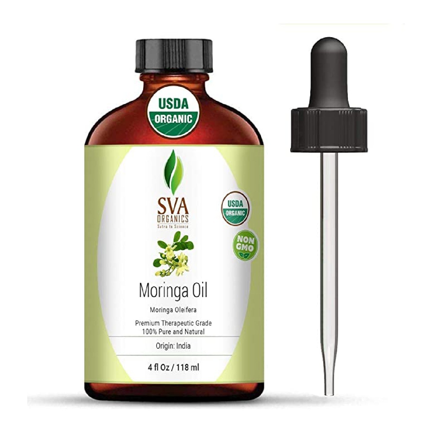 SVA Organics 4 oz. Organic Moriga Oil