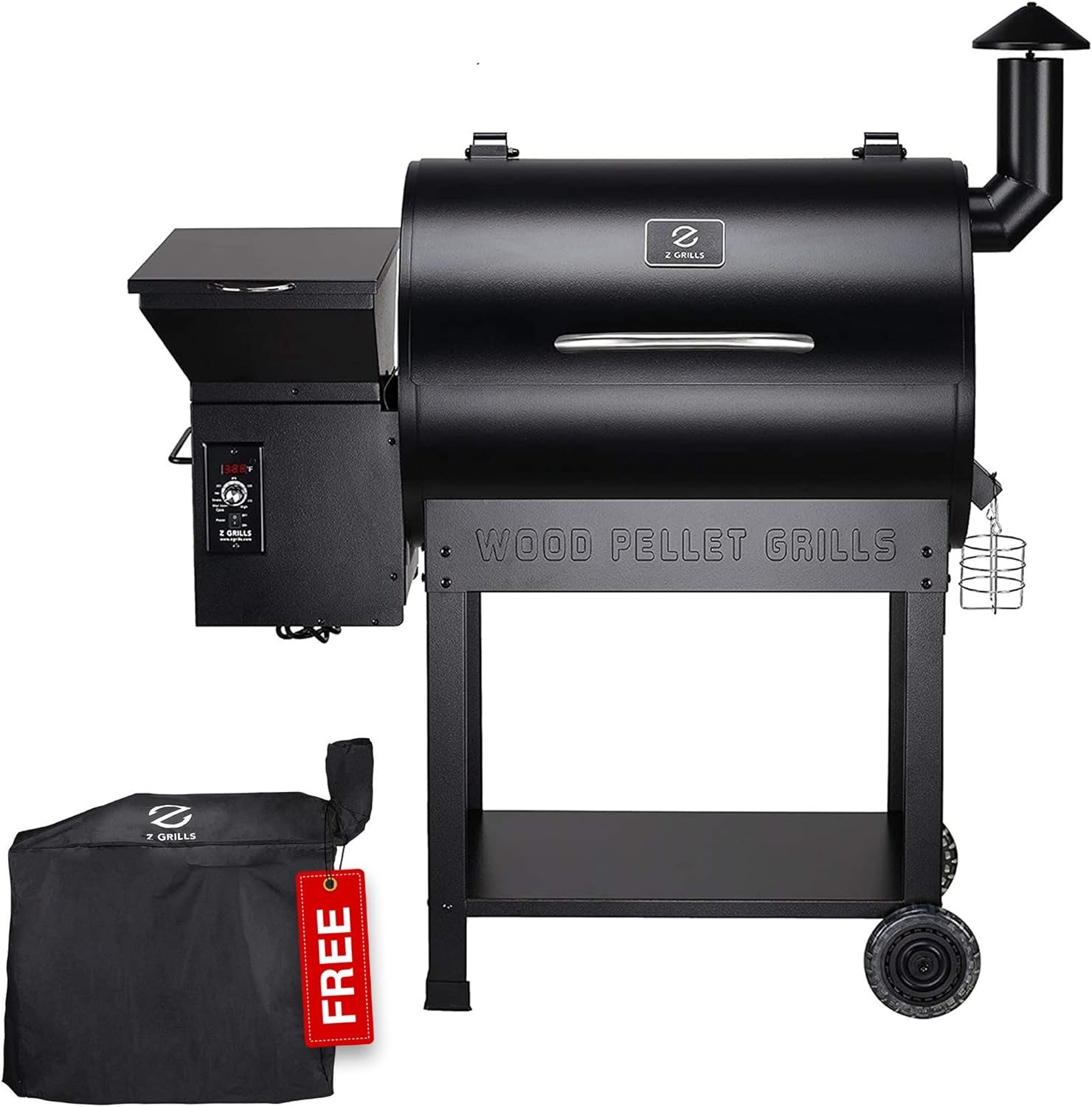 Z GRILLS Wood Pellet Smoker Grill 8-in-1