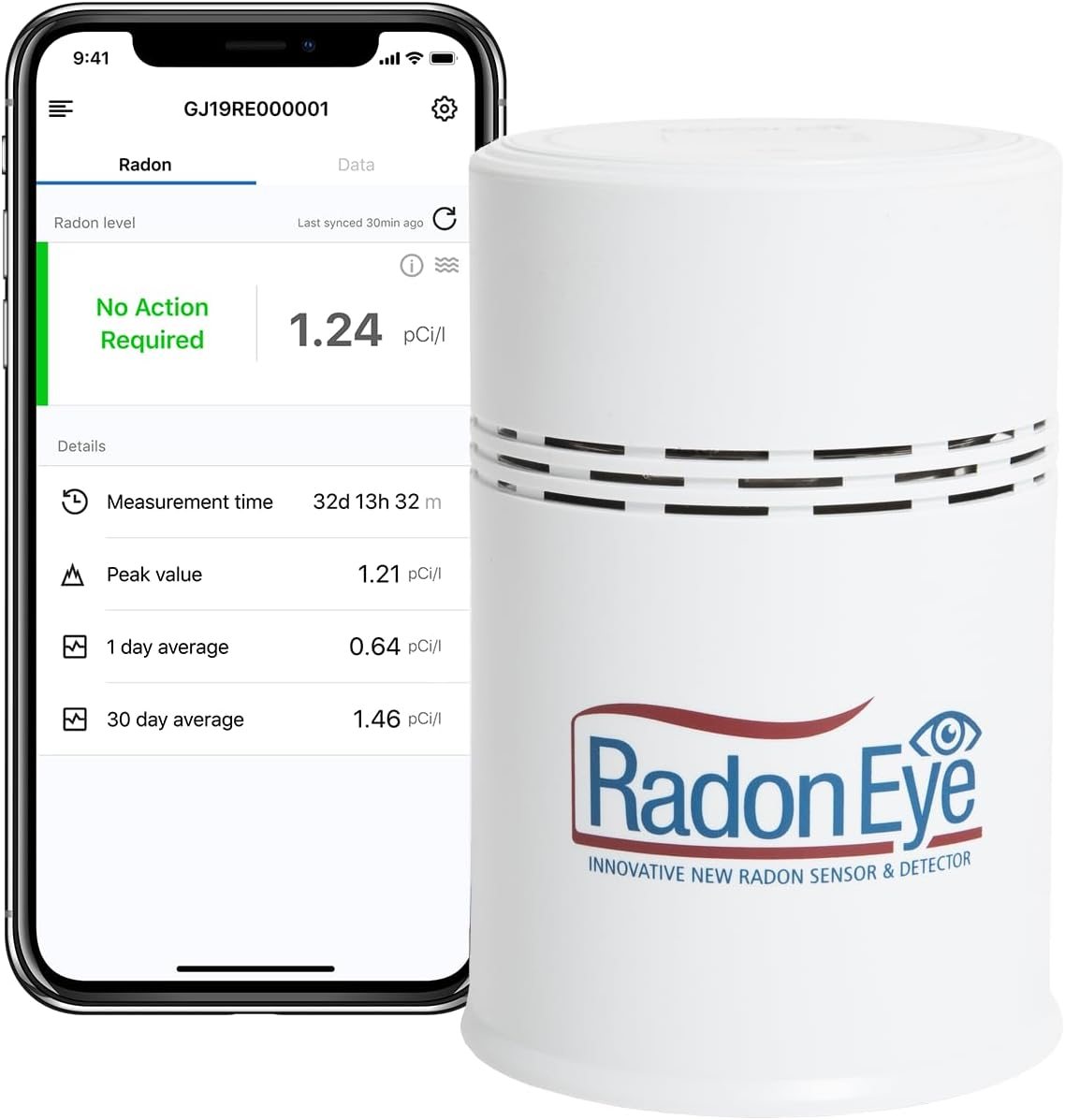 Ecosense RD200 RadonEye Home Radon Detector