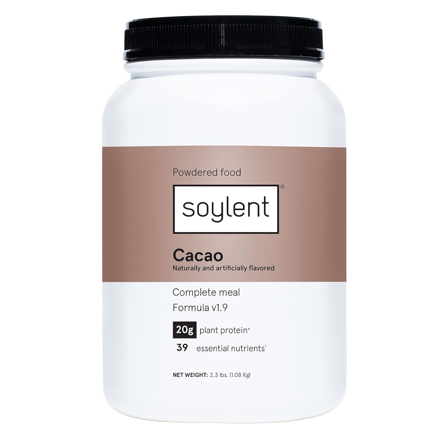 Soylent Cacao Complete Meal Formula Plan Protein Powder