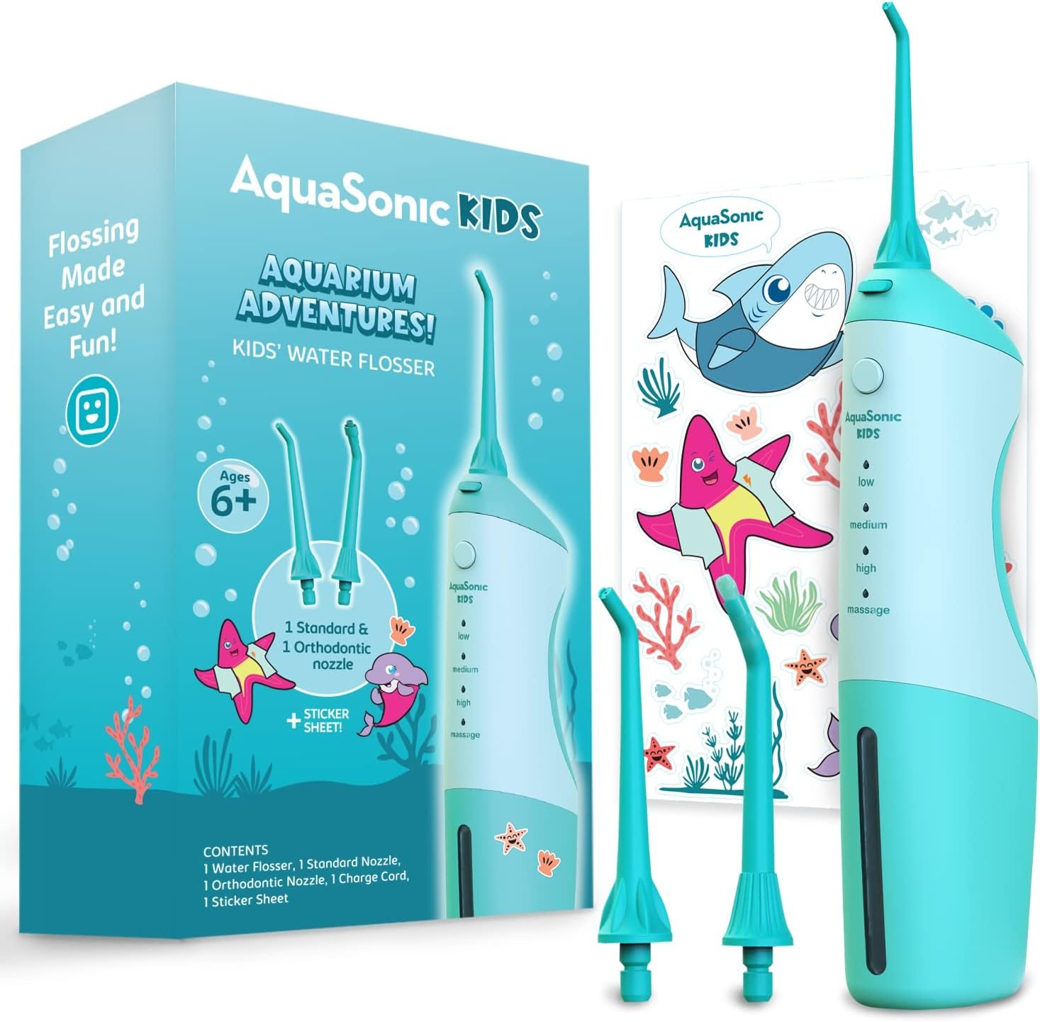 AquaSonic Kids&#039; Water Flosser