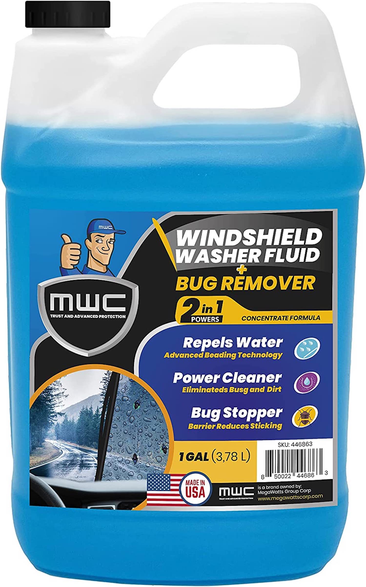 QWC-32 oz. Biodegradable Windshield Washer Fluid Concentrate