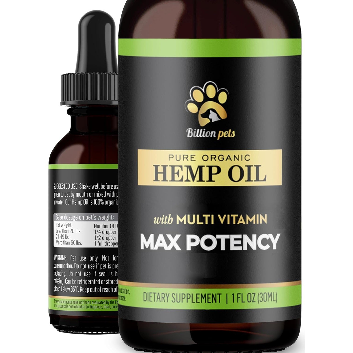 Billion Pets Hemp Oil for Cats