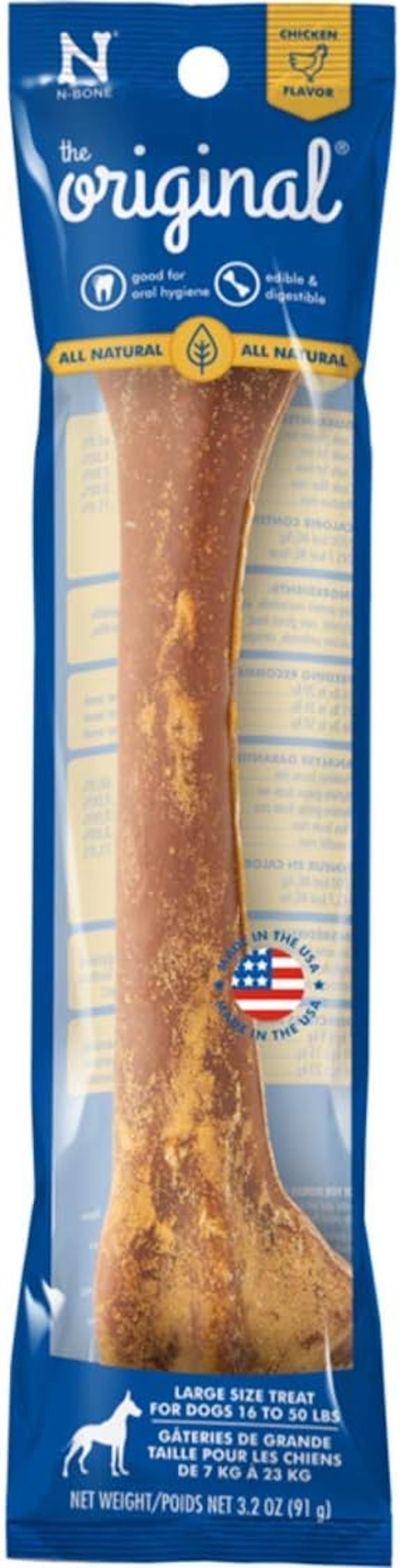 N-Bone The Original Bagged Bone Treat for Dogs, Chicken Flavor