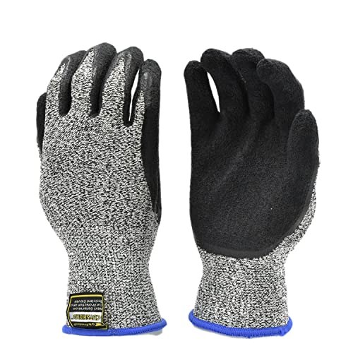 G &amp; F Products Cut Resistant With Anti-Slip Silicone Blocks, Protective Gloves