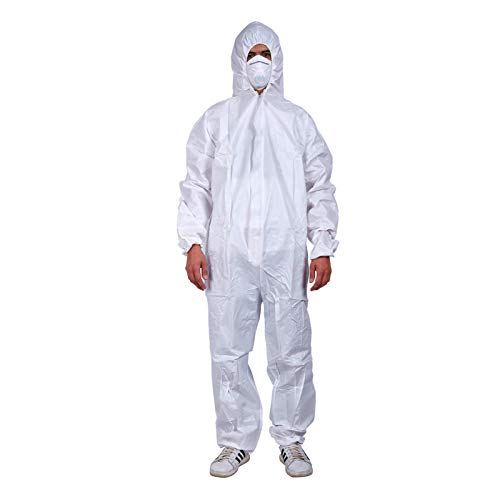 Cleaing Disposable Coveralls with Elastic Wrists and Hood