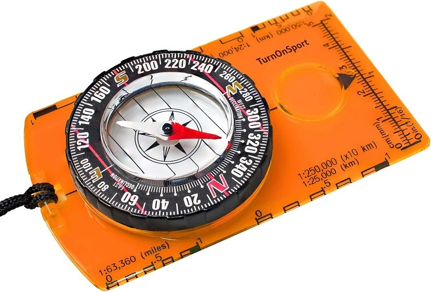 TurnOnSport Orienteering Compass