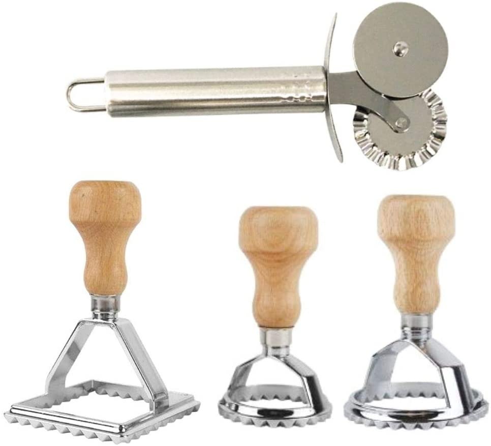 Cook&#039;s Fancy 4-Piece Ravioli Maker Stamp Set