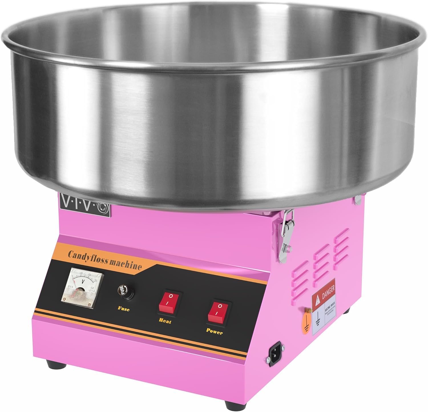 VIVO Pink 1030W Electric Commercial Cotton Candy Machine
