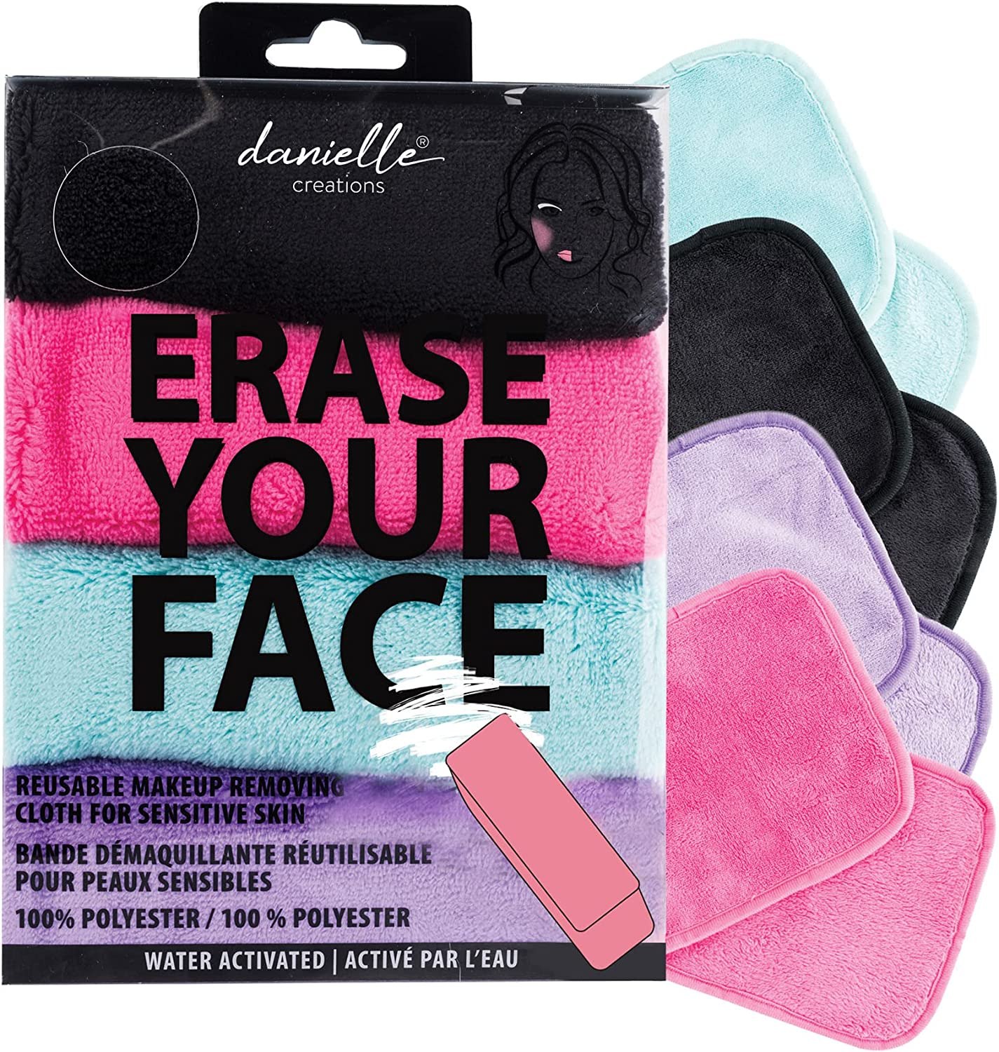 Danielle Enterprises Erase Your Face Makeup Removing Cloths