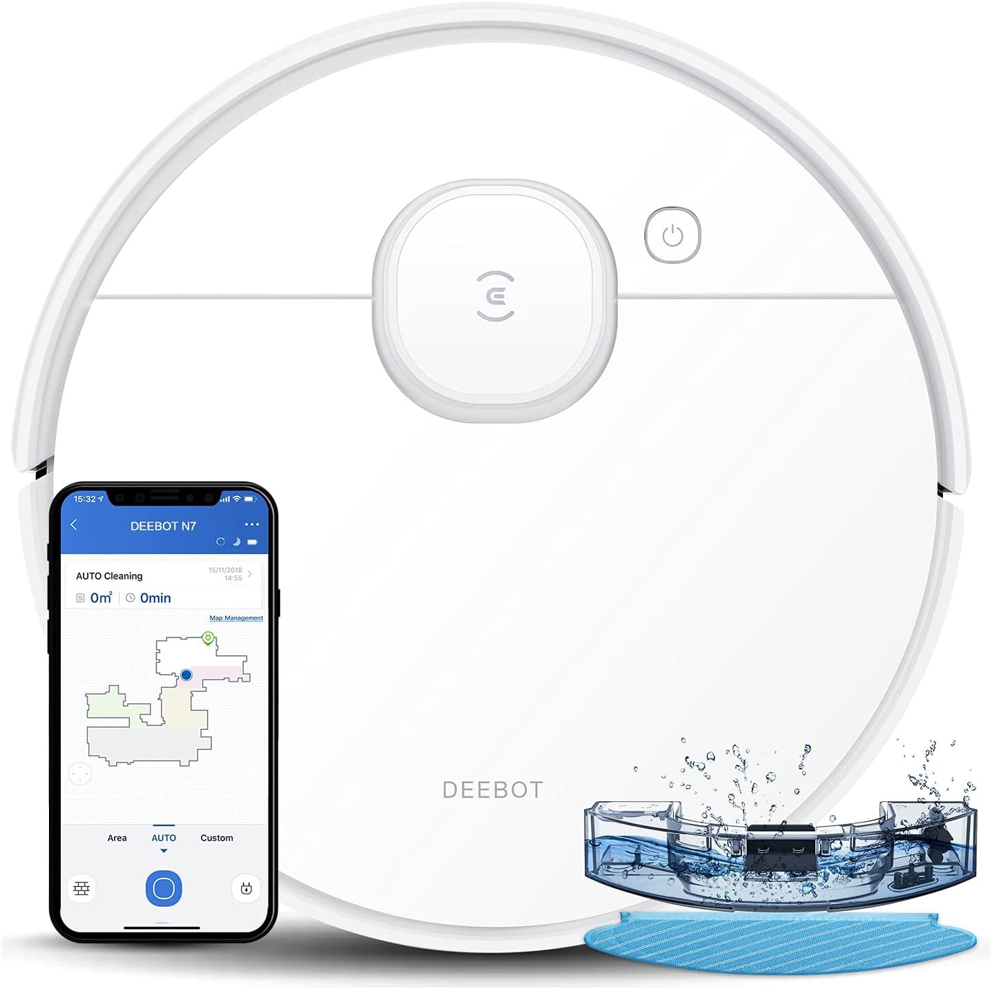 ECOVACS Deebot Ozmo N7 Robot Vacuum and Mop Cleaner