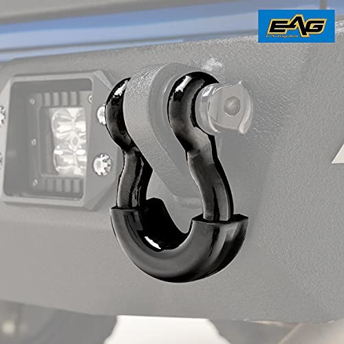 EAG 3/4&quot; Black D-Ring Shackles