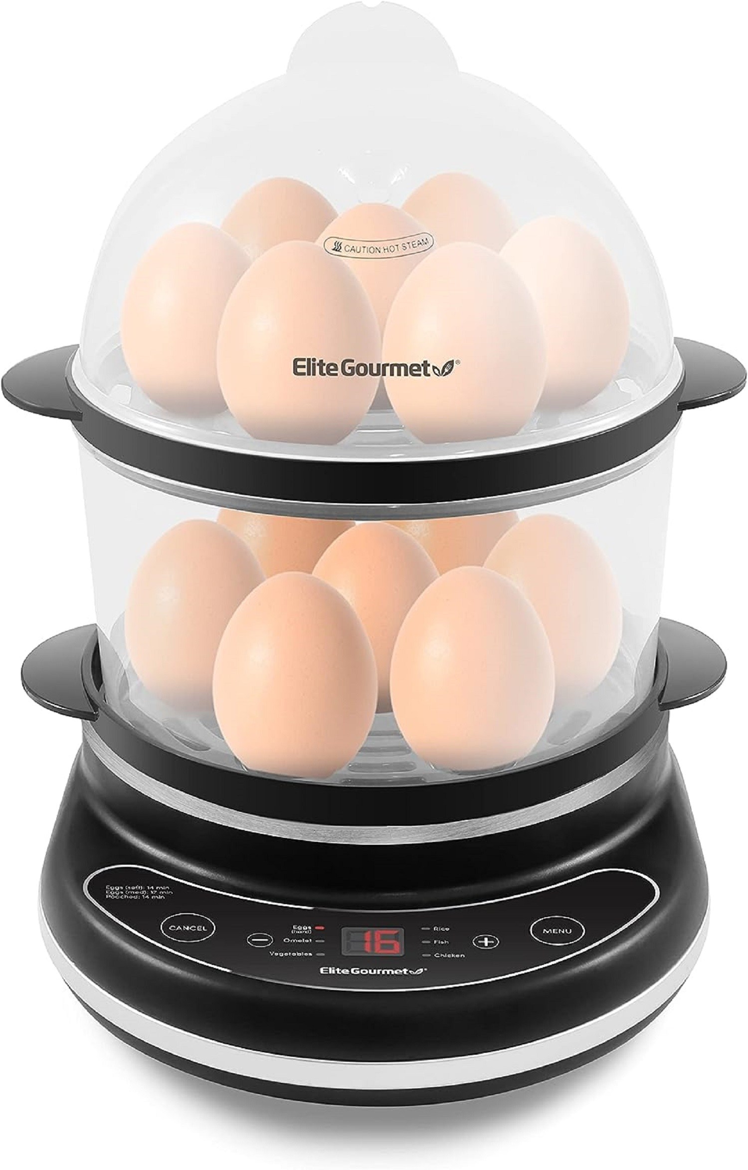 Electric Egg Cooker Copper Chef Perfect Egg Maker Auto Boil Up To 14 Eggs  New