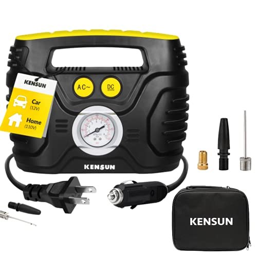 Kensun AC/DC Swift Performance Portable Air Compressor