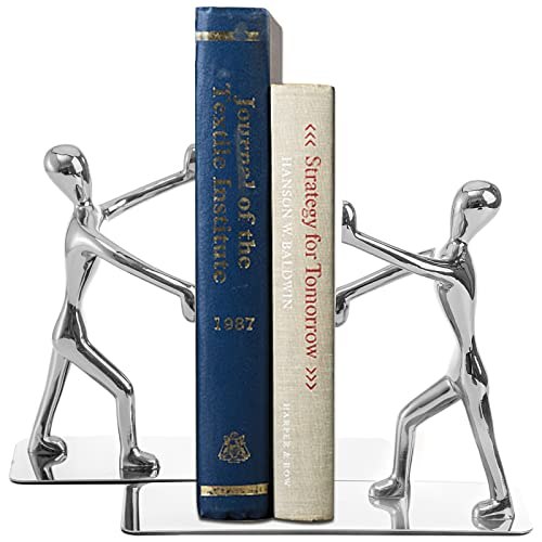 Fasmov Heavy Duty Stainless Steel Man bookends