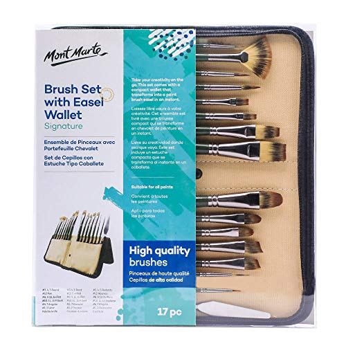 Mont Marte Signature Brush Set with Wallet