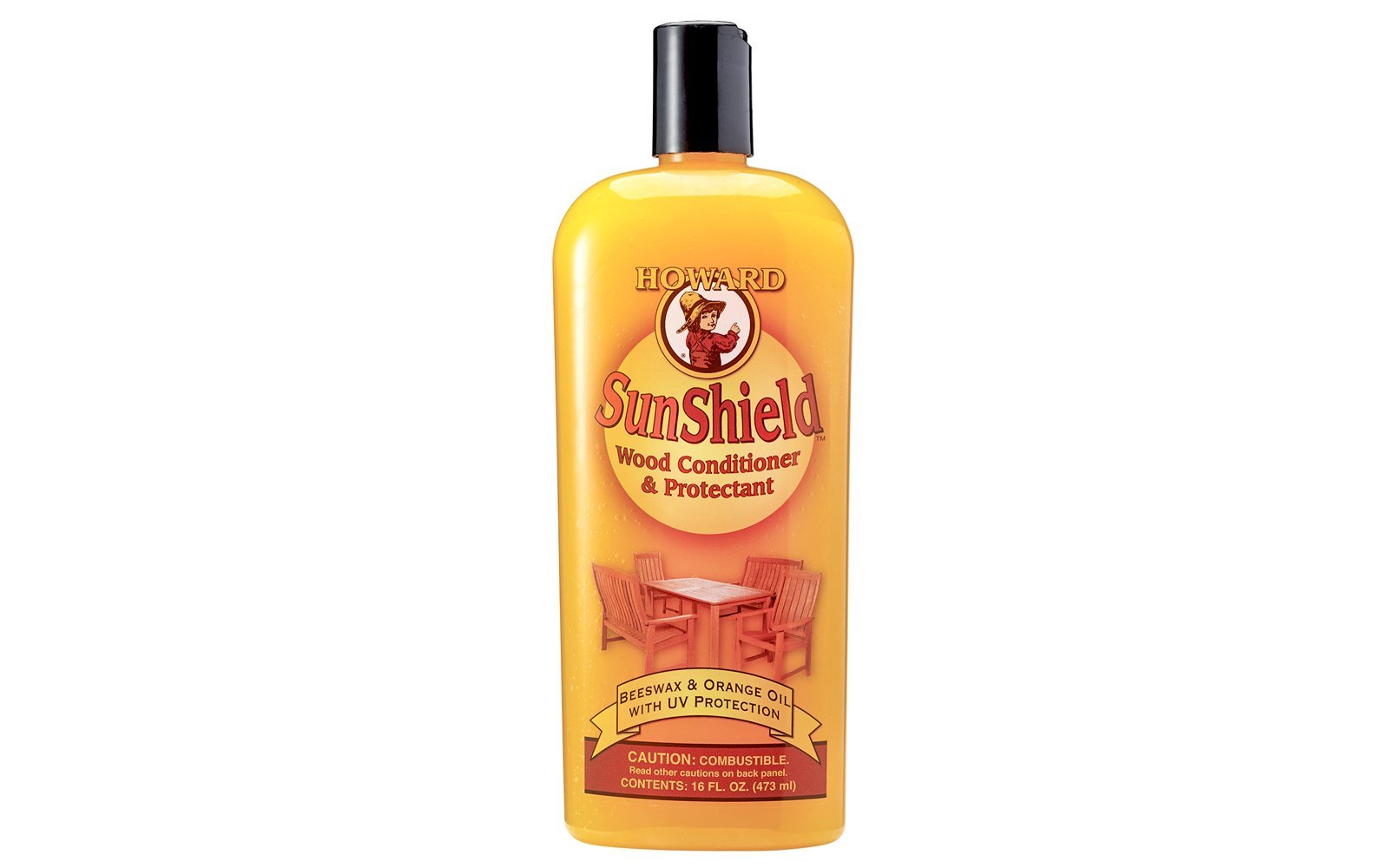 Howard Products SWAX16 SunShield Outdoor Furniture Wax with UV Protection