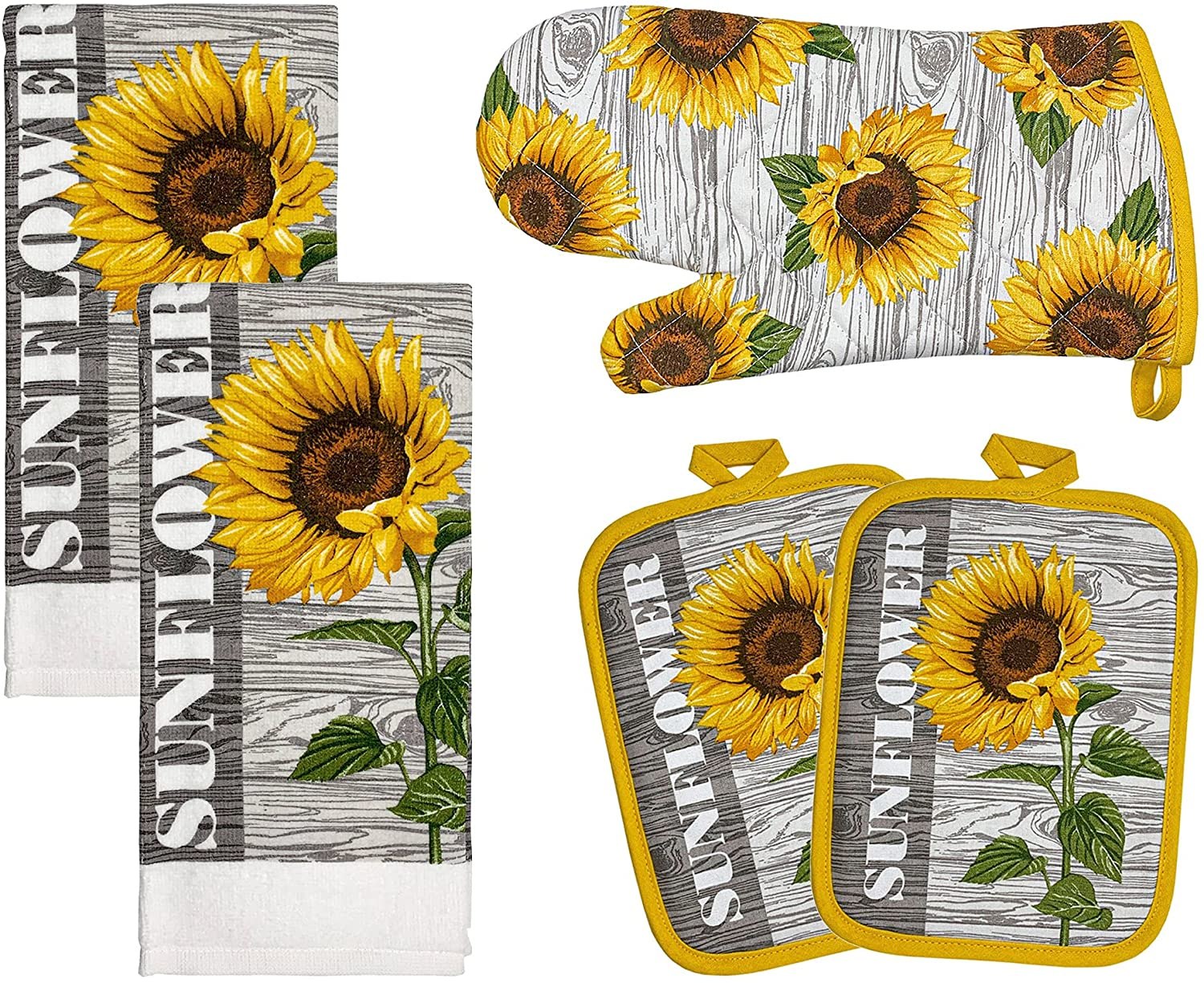 Franco Sunflower Country Kitchen Linens Set