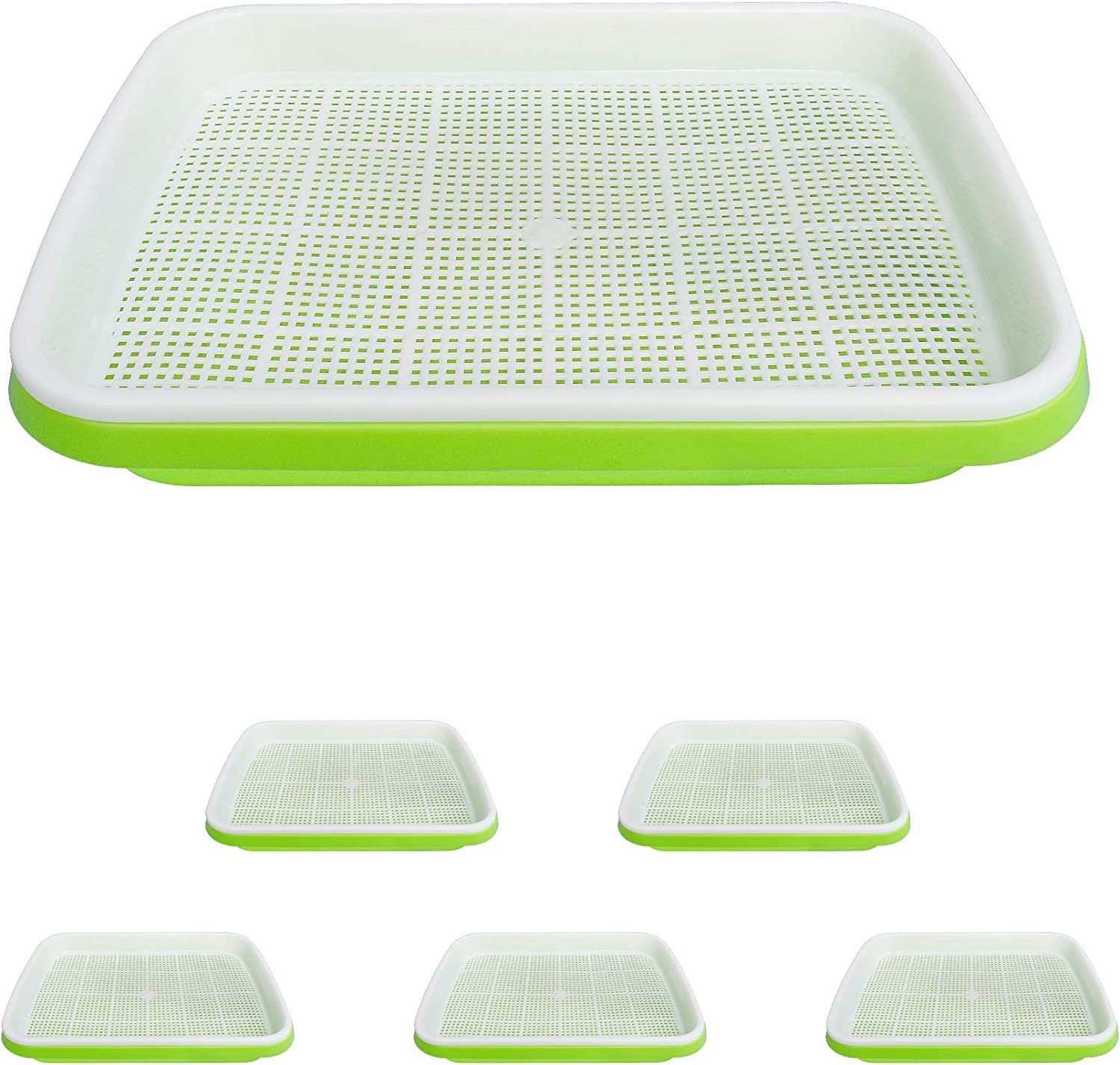 Gardzen 5-Pack Seed Sprout Trays