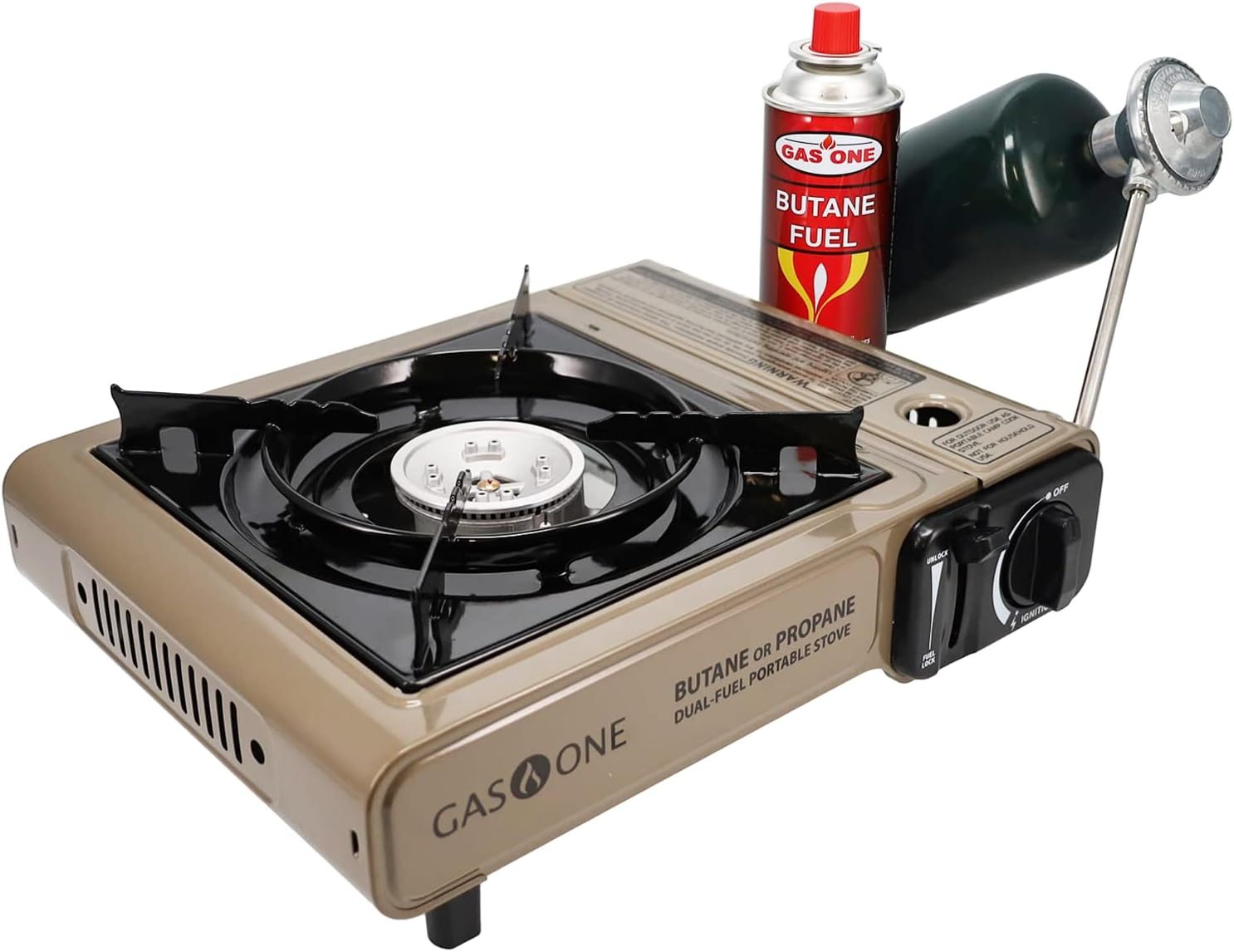 Coleman Classic 1-Burner Butane Stove, Portable Camping Stove with Carry  Case & Push-Button Starter, Includes Precise Temperature Control & 7,650  BTUs